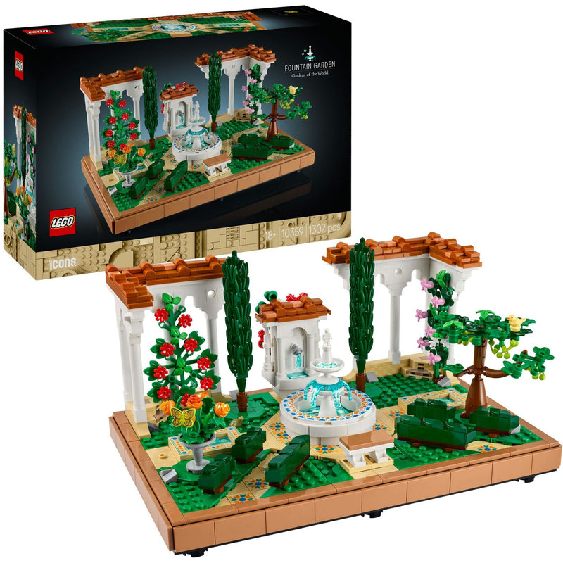 Load image into Gallery viewer, Lego icons tuin met fontein - 10359
