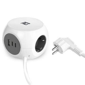 Act stekkerdoos ac2420 wit