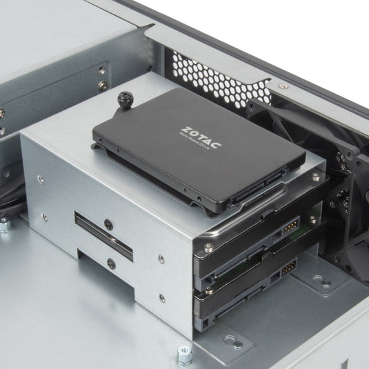 Silverstone rm23-502-mini rack behuizing (grijs zwart)