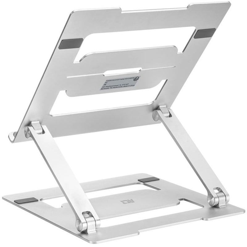 Load image into Gallery viewer, Act connectivity laptopstandaard aluminium (aluminium, opvouwbaar, traploos in hoogte verstelbaar)
