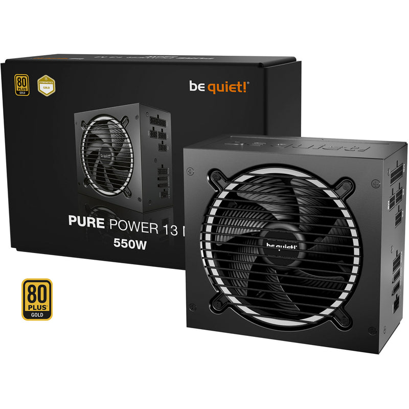 Load image into Gallery viewer, Be quiet! pure power 13 m modulaire 550 watt voeding (zwart, 1x 12v-2x6, 2x pcie)
