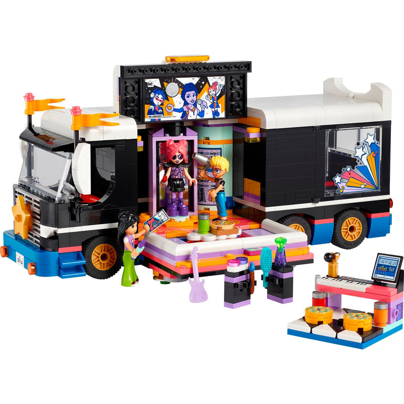 Load image into Gallery viewer, Lego friends - toerbus van popster constructiespeelgoed (42619)
