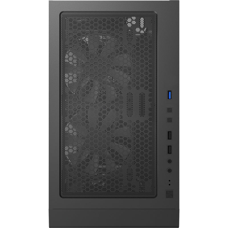 Load image into Gallery viewer, Montech x3 glass midi tower behuizing (zwart | 3x usb-a | rgb | tempered glass)
