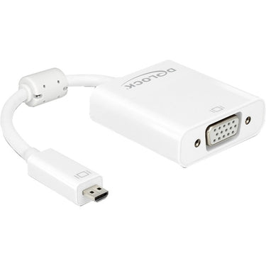 Delock micro-hdmi naar vga adapter (wit)