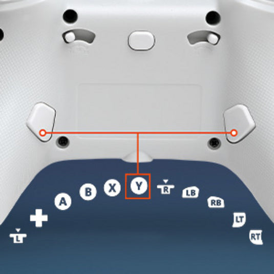 Powera advantage controller met kabel voor de xbox series x|s - poolijs (wit blauw, xbox series x|s, xbox one, pc)