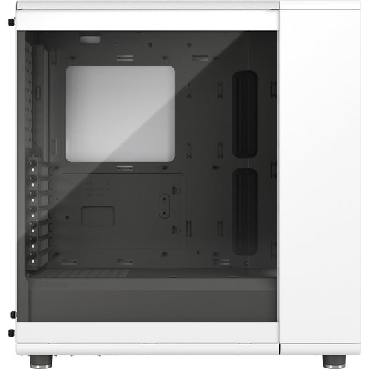 Fractal design north midi tower behuizing (wit houtkleur | 2x usb-a | 1x usb-c | tempered glass)