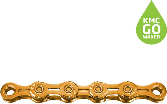 Kmc x11el ti-n gold waxed 11-speed chain