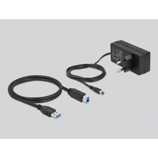Delock usb 3.2 gen 1 hub met 7 poorten usb-hub (grijs)