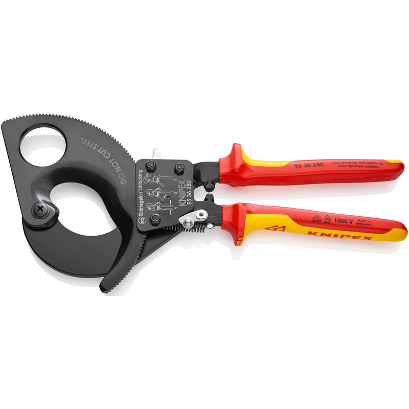 Load image into Gallery viewer, Knipex kabelschaar met ratelprincipe 9536280 kniptang
