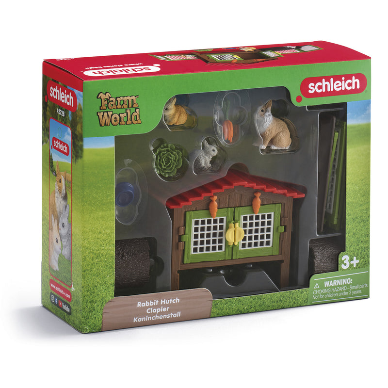 Load image into Gallery viewer, Schleich farm world - konijnenhok speelfiguur (42728)
