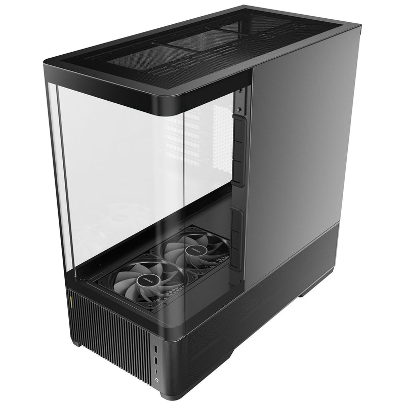Load image into Gallery viewer, Antec c6 curve air midi tower behuizing (zwart | 2x usb-a | 1x usb-c | tempered glass)
