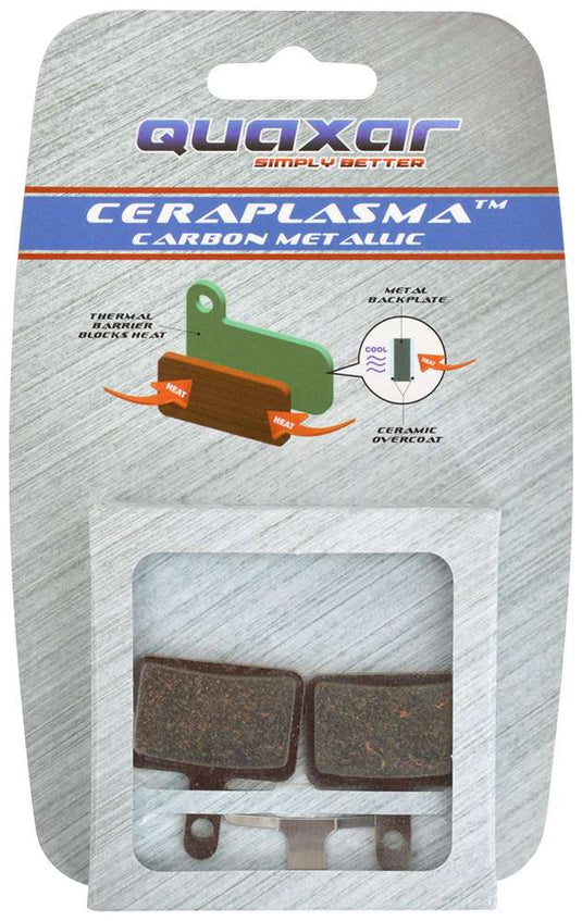 Quaxar shimano b01s tektro p20.11 semi-metallic disc brake pads