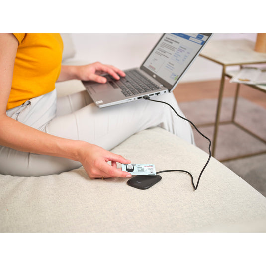 Trust ceto contactloze smartcard-lezer kaartlezer (zwart)