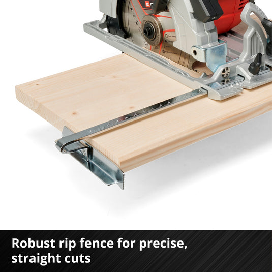 Einhell accu handcirkelzaag te-cs 18 190 li bl - solo (rood zwart, accu en oplader niet inbegrepen)