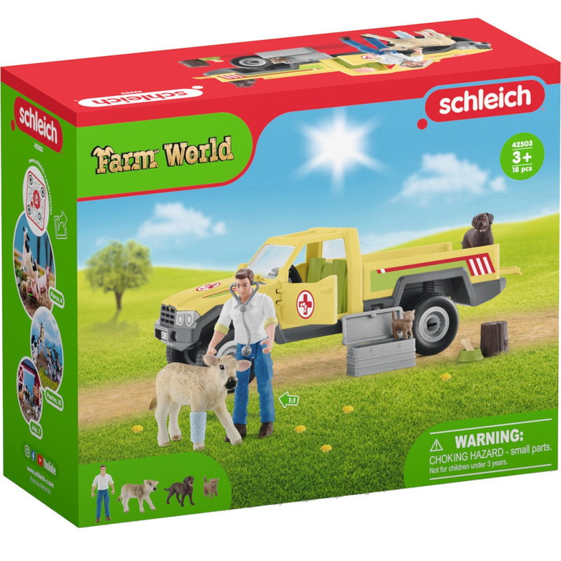 Load image into Gallery viewer, Schleich farm world speelfigurenset dierenartsbezoek op de boerderij

