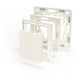 Shelly blu wall switch 4 + gira merten adapter schakelaar (wit, bluetooth 4.2)