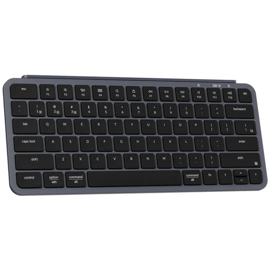Keychron b1 pro-k1, toetsenbord (grijs zwart, us-international, scissor switches, 75%, abs keycaps, 2.4ghz | bluetooth 5.2 | usb-c)