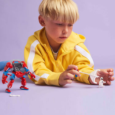 Lego super heroes 76308 spider-man mecha vs. anti-venom