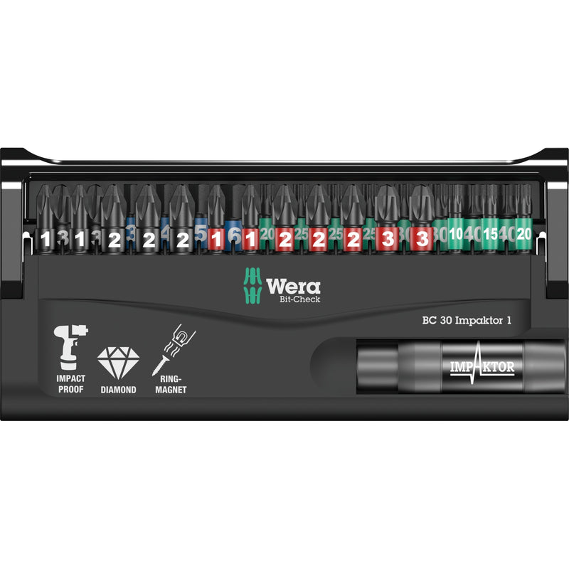 Load image into Gallery viewer, Wera bit-check 30 impaktor 1 bitset (30-delig)

