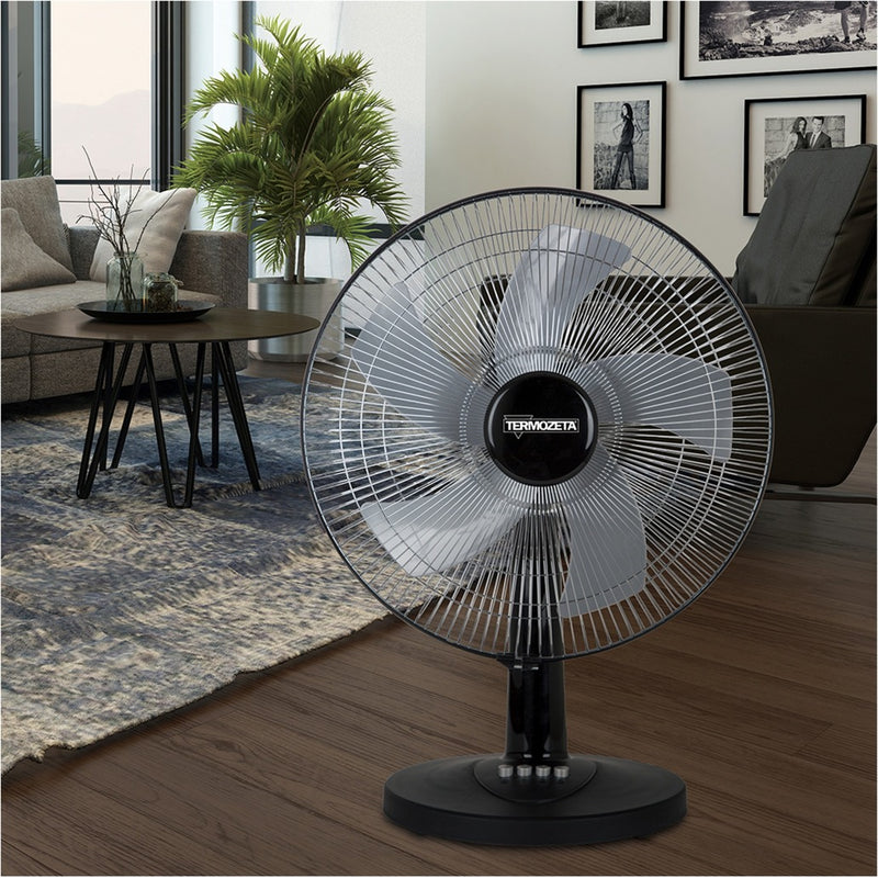 Load image into Gallery viewer, Termozeta airzeta 40 tafelventilator (zwart)
