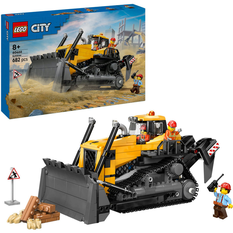 Load image into Gallery viewer, Lego city 60466 gele bulldozer
