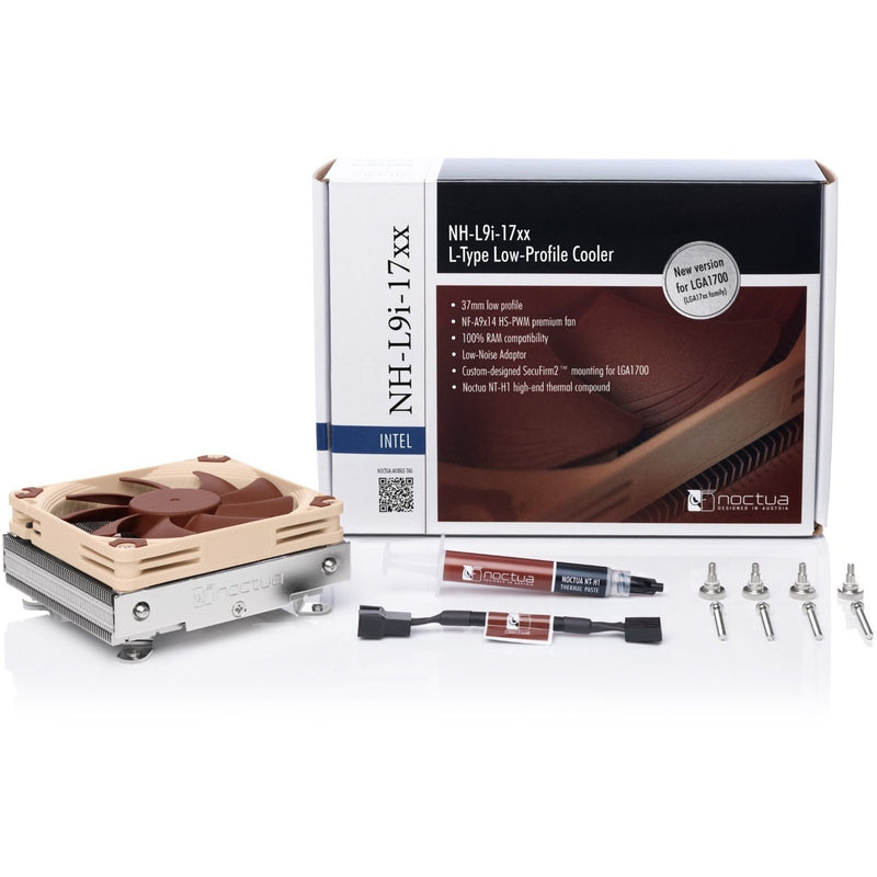 Load image into Gallery viewer, Noctua nh-l9i-17xx cpu-koeler (4-pin pwm-aansluiting)
