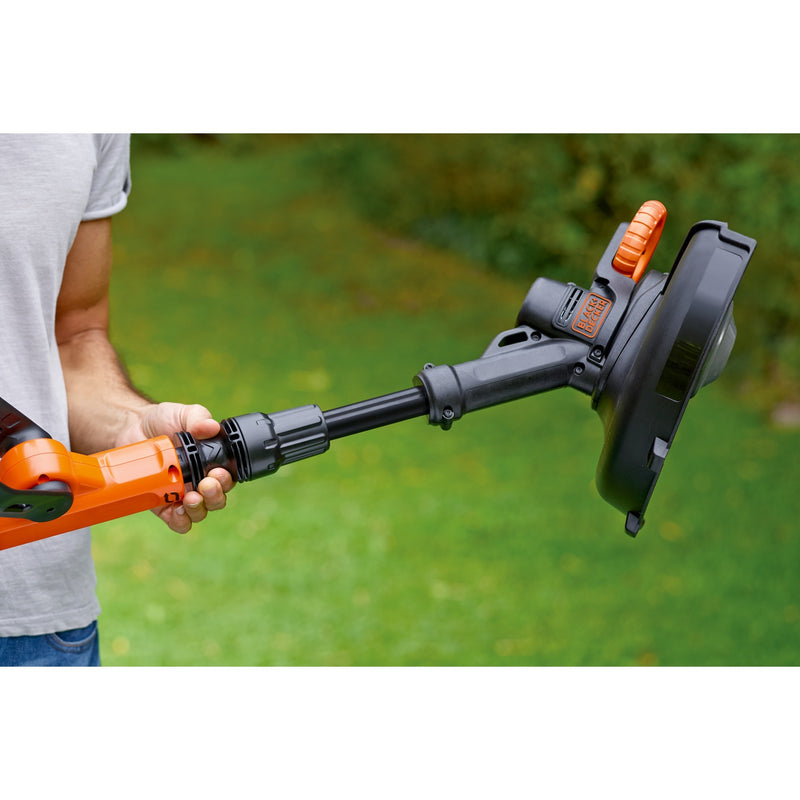 Load image into Gallery viewer, Black+decker 18v afs grastrimmer met accu (zwart oranje, 28 cm accu inbegrepen)
