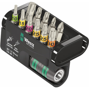 Wera bit-check 12 wood tx hf 1 bitset (12‑delig)