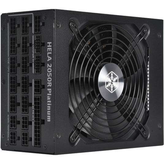 Silverstone hela 2050r platinum, modulaire 2050 watt voeding (zwart, 14x pcie)