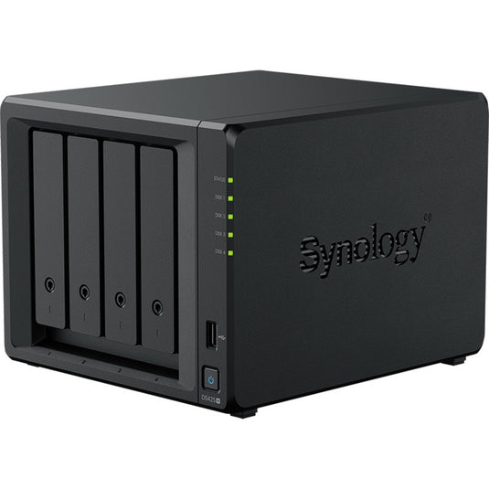 Synology diskstation ds425+ nas (zwart, 2x lan, 2x usb-a 3.2 (5 gbit s))
