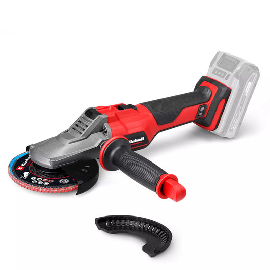 Einhell professional accu haakse slijper tp-ag 18 125 f li bl - solo (rood zwart, accu en oplader niet inbegrepen)