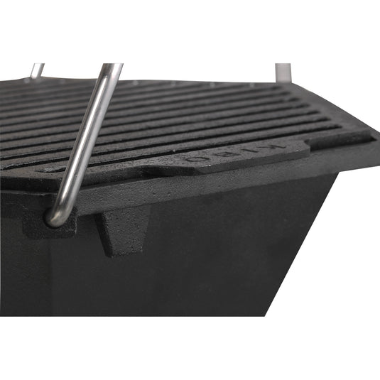 The windmill kibo grill model 3.0 houtskoolbarbecue (zwart)
