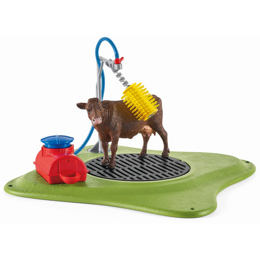 Schleich farm world - koe wasstation speelfiguur (42529)