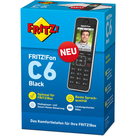Fritz! fon c6 handset (zwart)