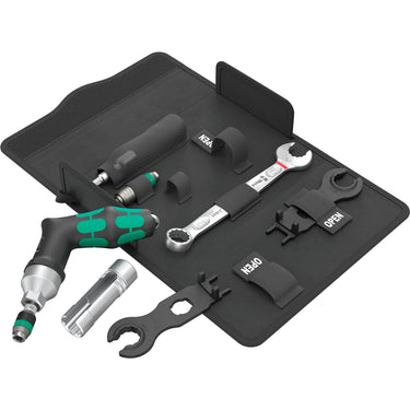 Wera 9524 zonnepaneel-montage-gereedschapssset 1 gereedschapsset (zwart groen, 7‑delig)