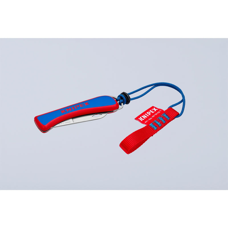 Load image into Gallery viewer, Knipex electriciën zakmes 16 20 50 sb (rood blauw, lengte 120mm)
