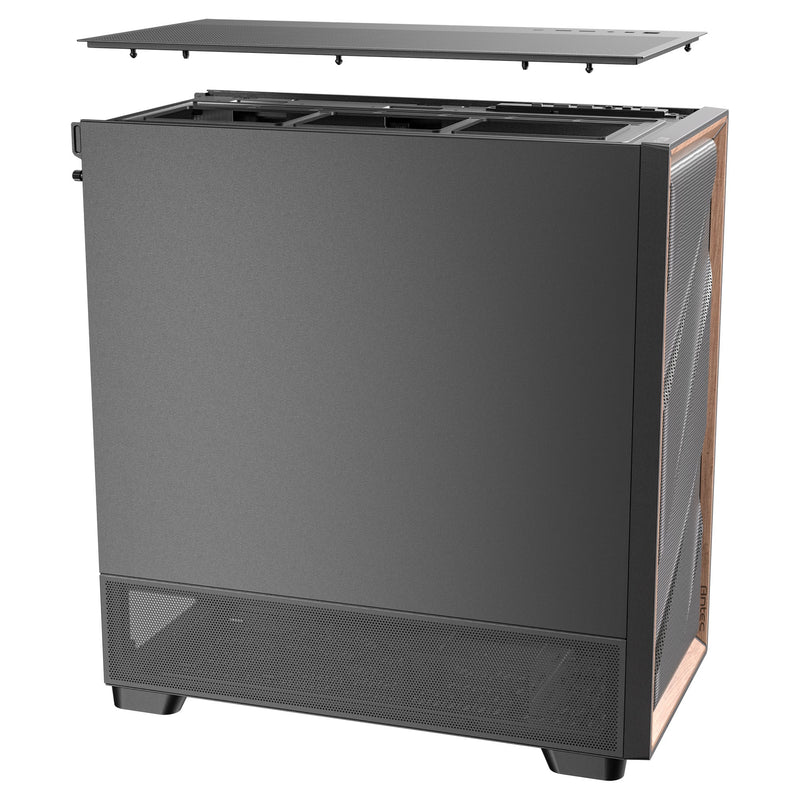 Load image into Gallery viewer, Antec flux se midi tower behuizing (zwart | 2x usb-a | 1x usb-c)
