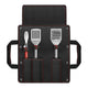 Kamado joe krafted stalen grillgereedschap accessoire set grillbestek (3-delig, inclusief canvas draagtas)