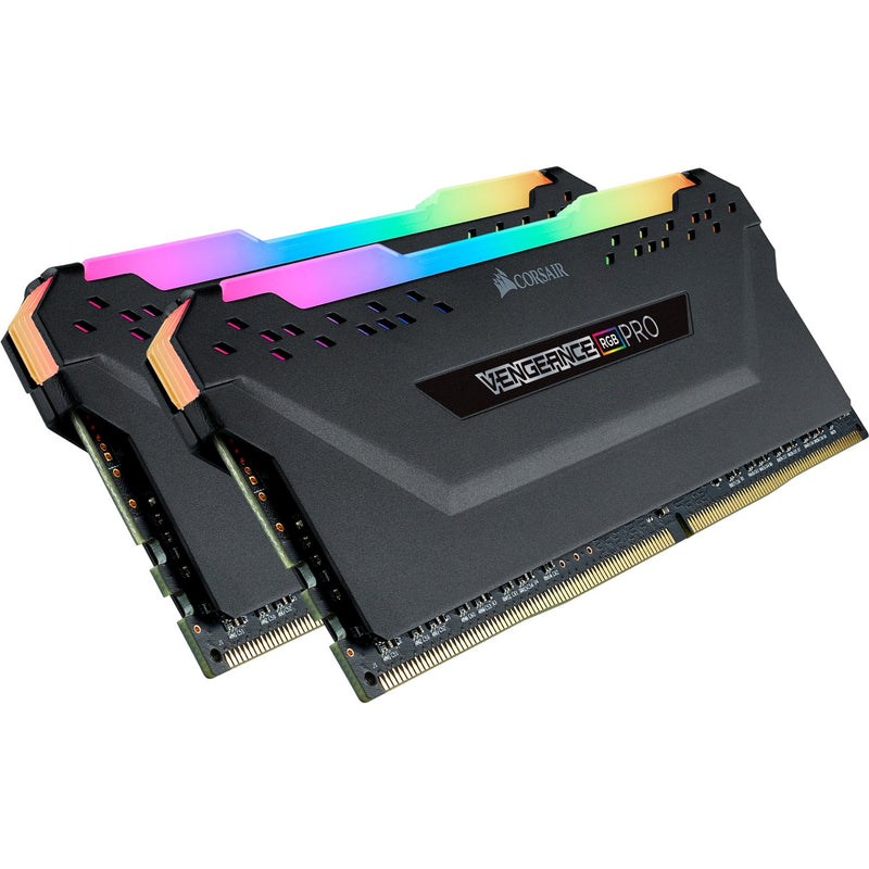 Load image into Gallery viewer, Corsair vengeance rgb pro 32 gb ddr4-3200 (2x 16 gb) werkgeheugen (zwart, cmw32gx4m2e3200c16, xmp 2.0)
