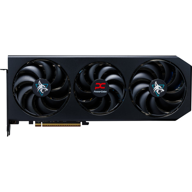 Load image into Gallery viewer, Powercolor radeon rx 9070 gre hellhound 12gb gddr6 grafische kaart (zwart, rdna4, 3x displayport, 1x hdmi 2.1)
