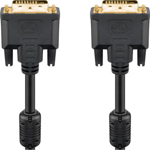 Goobay dvi-d kabel (zwart, 10 meter)