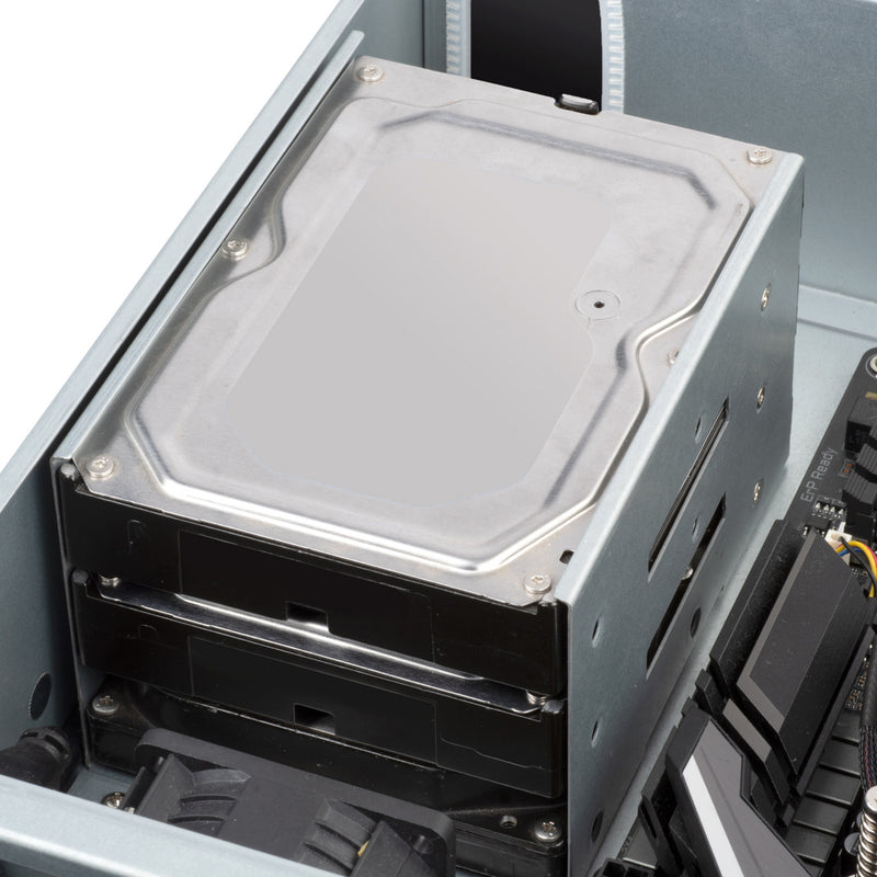 Load image into Gallery viewer, Silverstone rm23-502 rack behuizing (grijs zwart)
