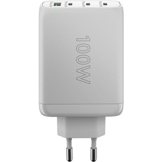 Goobay usb + 3x usb-c snellader 100w wit - 9550199