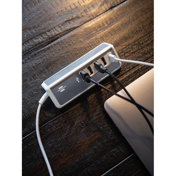 Load image into Gallery viewer, Brennenstuhl estilo meervoudige usb-lader (wit roestvrij staal)

