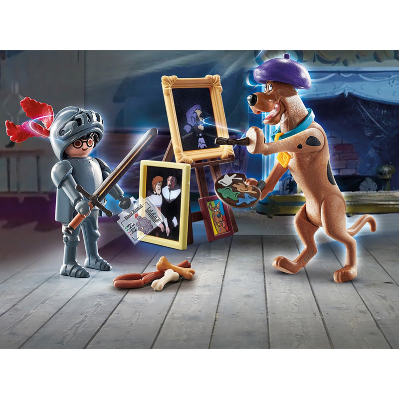 Load image into Gallery viewer, Playmobil scooby-doo! - avontuur met black knight constructiespeelgoed (70709)
