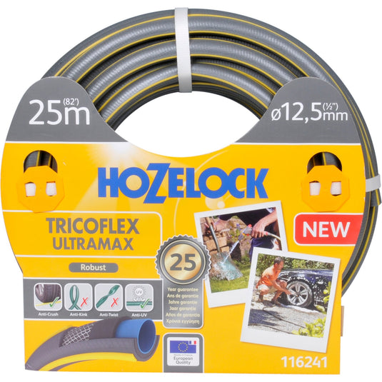 Hozelock 116241 tricoflex ultramax slang (25 meter, ø 12,5 mm)