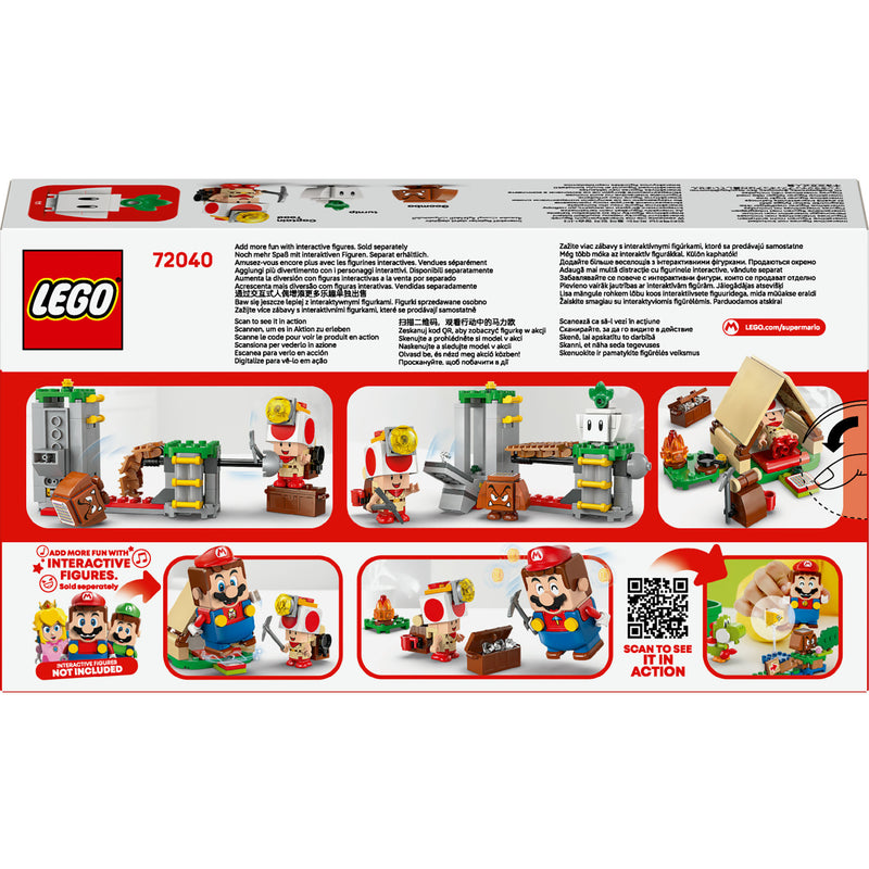 Load image into Gallery viewer, Lego super mario 72040 toad-baas kampeerplaats
