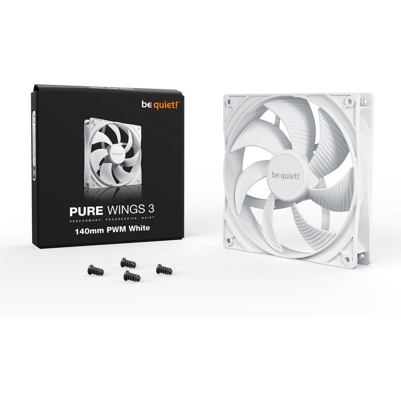 Load image into Gallery viewer, Be quiet! pure wings 3 pwm case fan (wit, 140 x 140 x 25 mm)
