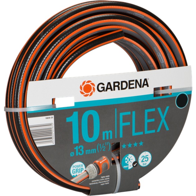 Load image into Gallery viewer, Gardena comfort flex slang 13 mm (1 2 ) (zwart oranje, 18030-20, 10 m)
