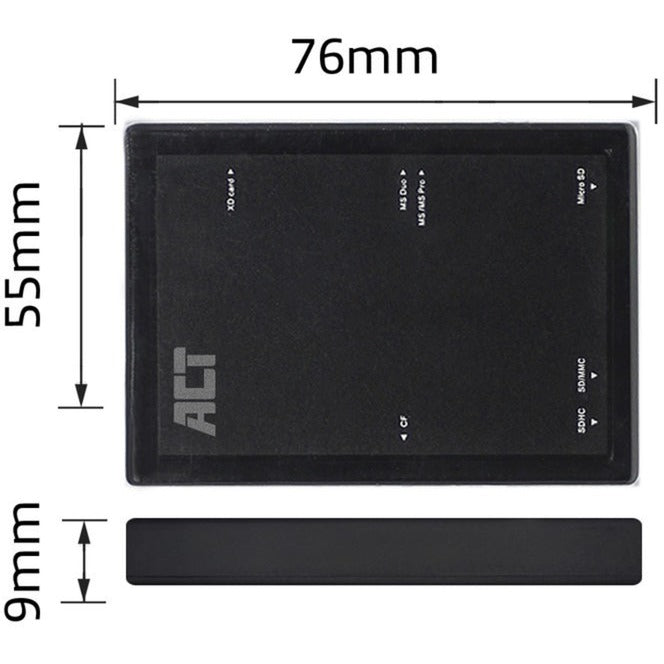 Load image into Gallery viewer, Act connectivity externe usb 3.2 gen1 (usb 3.0) kaartlezer (zwart)
